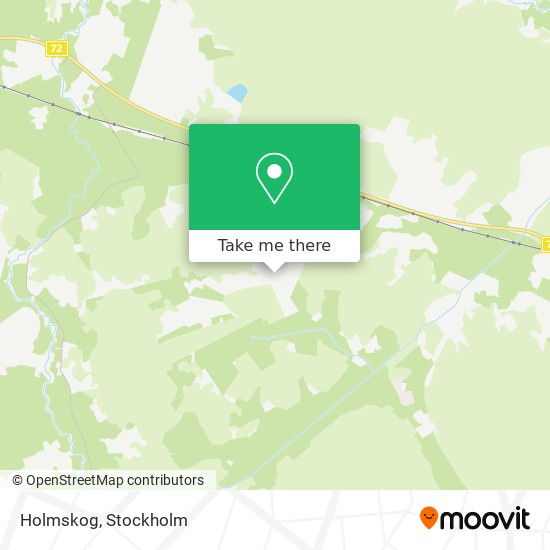 Holmskog map