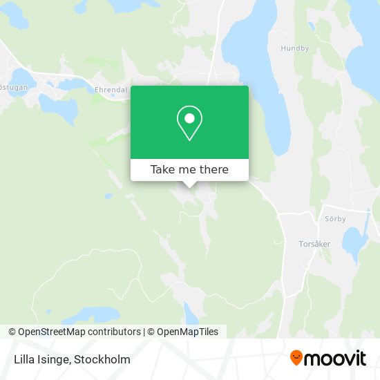 Lilla Isinge map