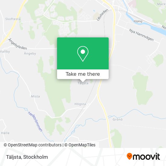 Täljsta map