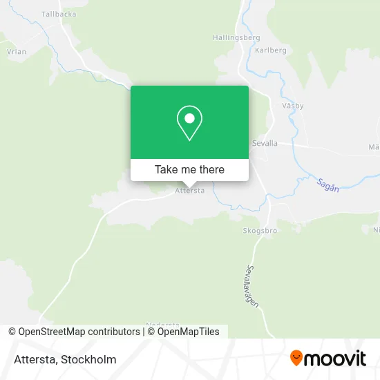 Attersta map