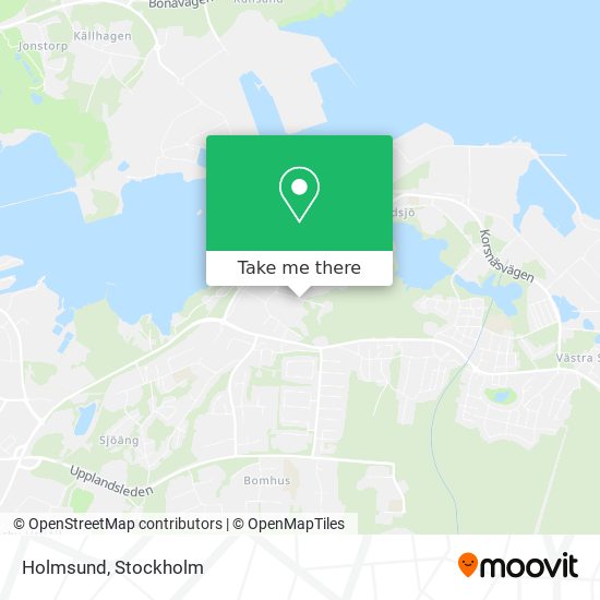 Holmsund map