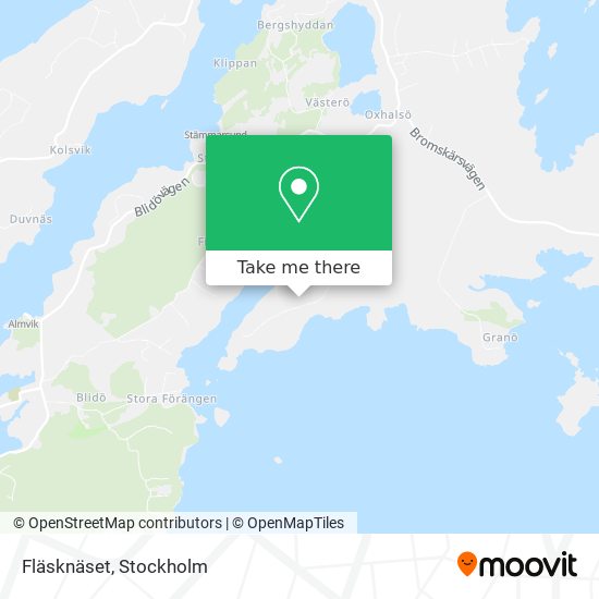 Fläsknäset map