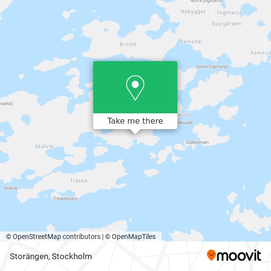 Storängen map