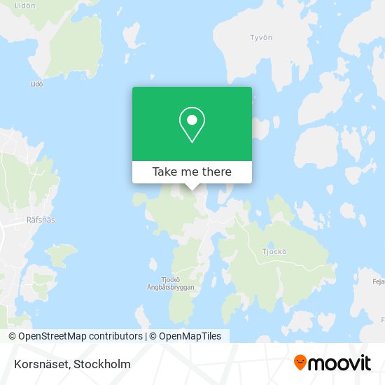 Korsnäset map