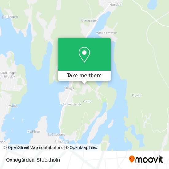 Oxnögården map