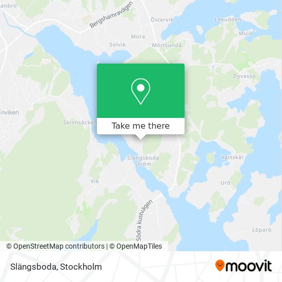 Slängsboda map