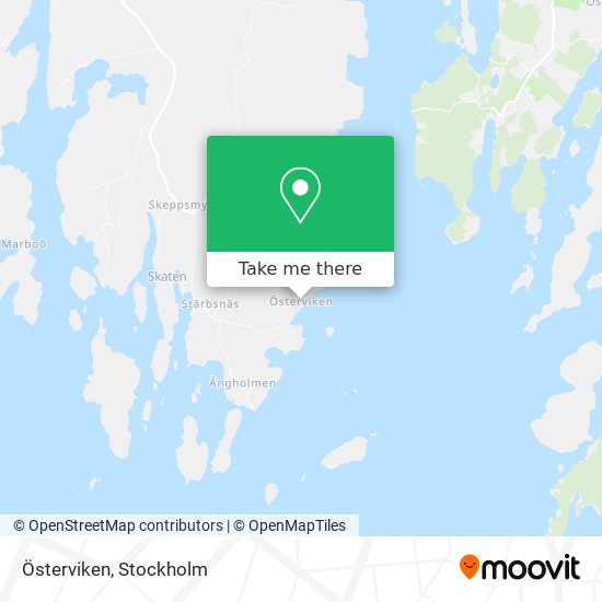 Österviken map