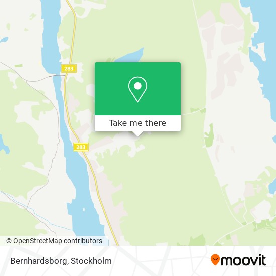 Bernhardsborg map