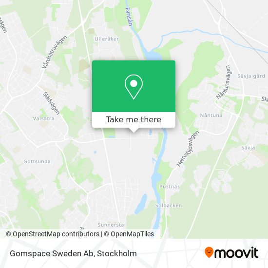 Gomspace Sweden Ab map