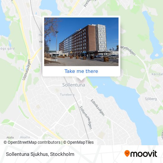 Sollentuna Sjukhus map