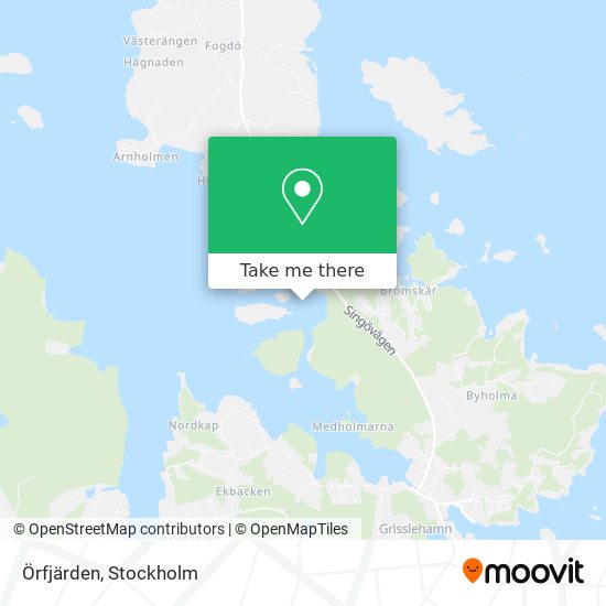 Örfjärden map