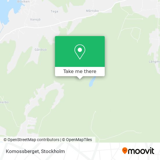 Komossberget map