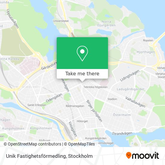 Unik Fastighetsförmedling map