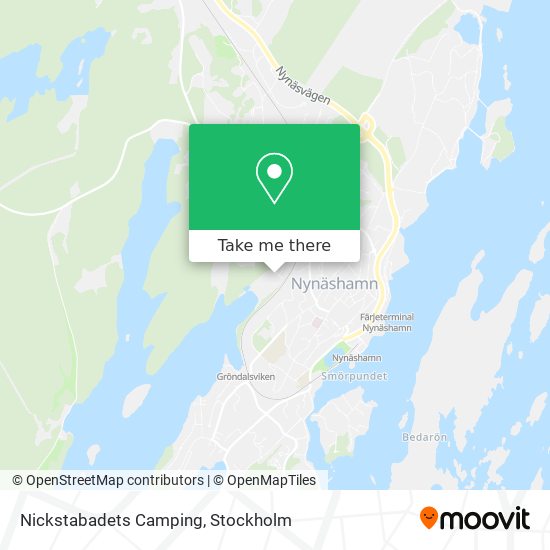 Nickstabadets Camping map