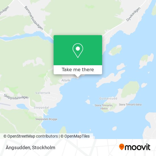 Ängsudden map