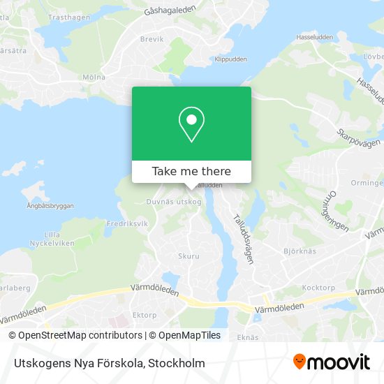 Utskogens Nya Förskola map