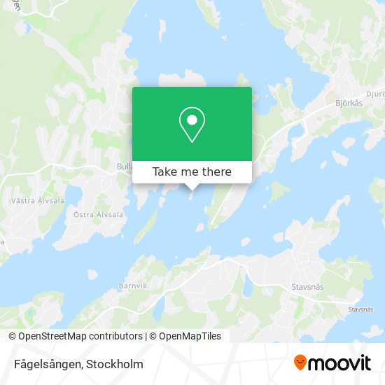 Fågelsången map