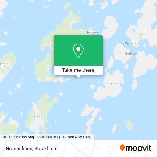 Grönholmen map