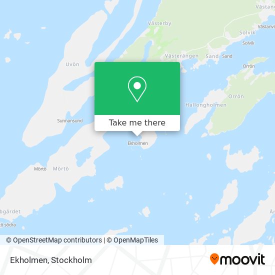 Ekholmen map