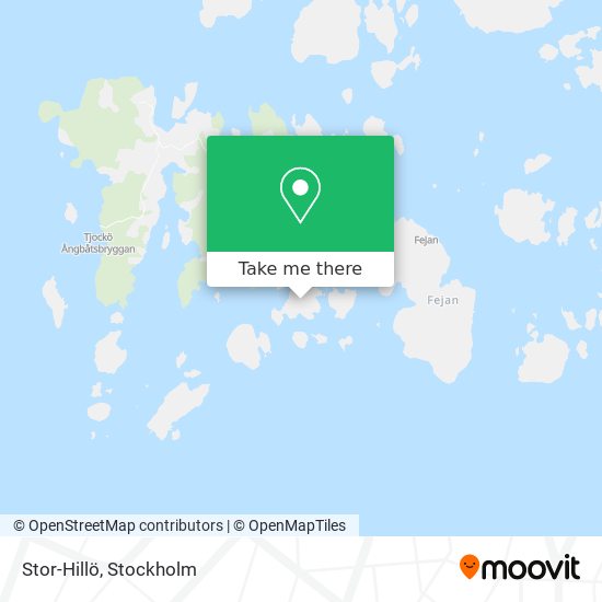 Stor-Hillö map