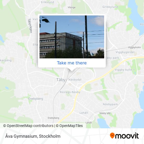 Åva Gymnasium map