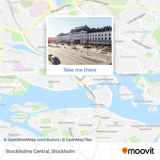 Stockholms Central map