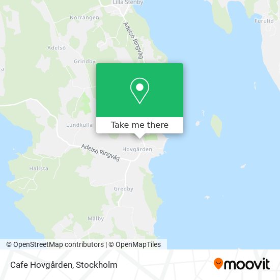 Cafe Hovgården map