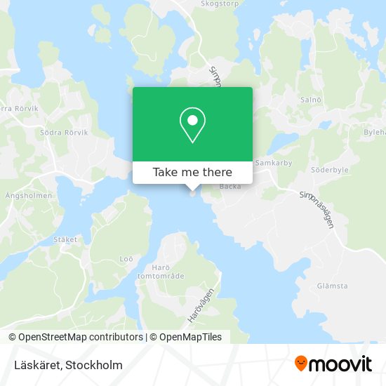 Läskäret map