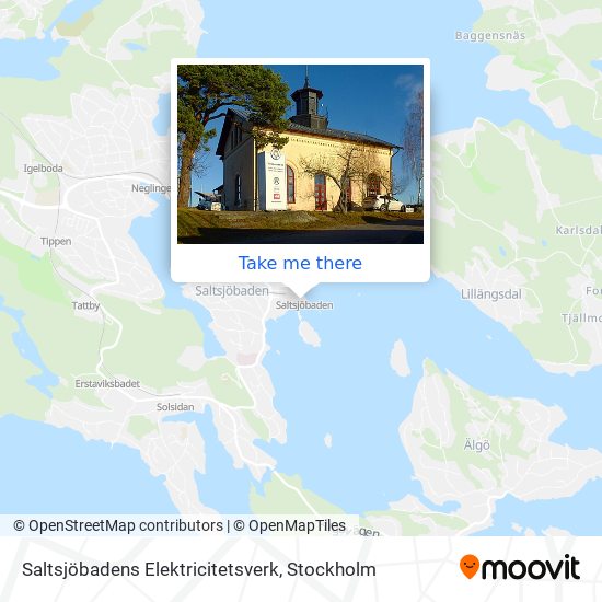 Saltsjöbadens Elektricitetsverk map