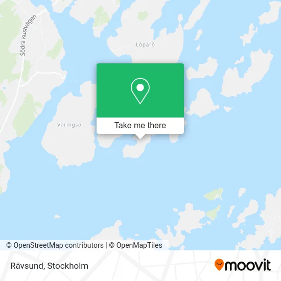 Rävsund map