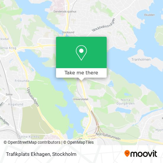 Trafikplats Ekhagen map