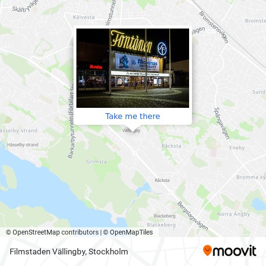 Filmstaden Vällingby map