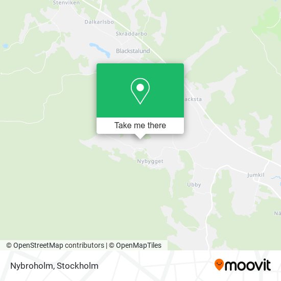 Nybroholm map