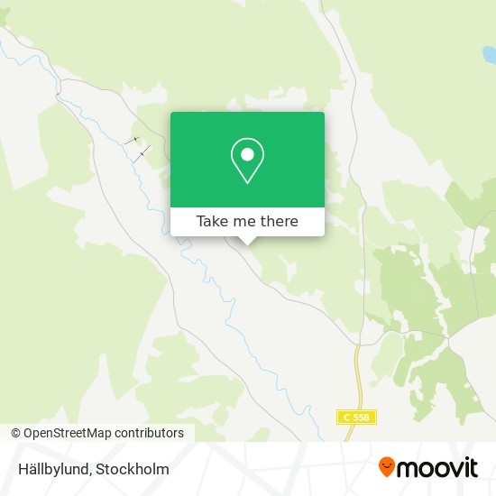 Hällbylund map