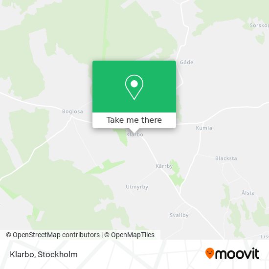 Klarbo map