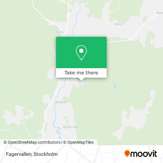 Fagervallen map