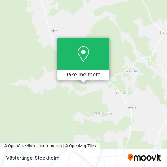 Västeränge map