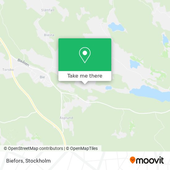 Biefors map