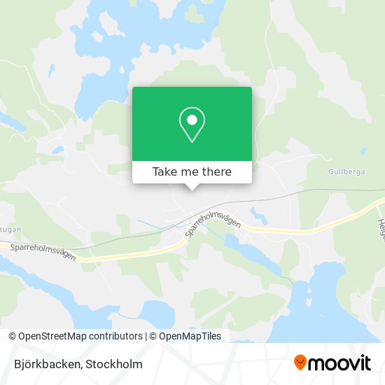 Björkbacken map