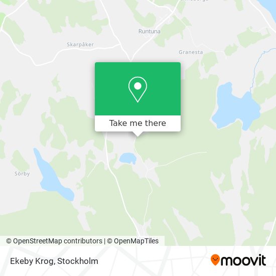 Ekeby Krog map