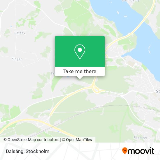 Dalsäng map