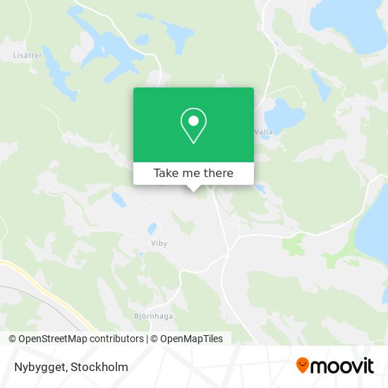 Nybygget map