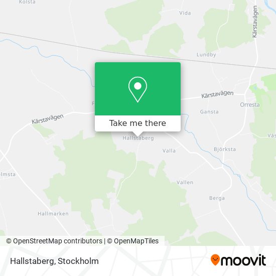 Hallstaberg map