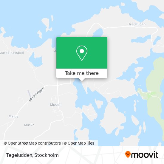 Tegeludden map