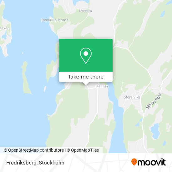 Fredriksberg map