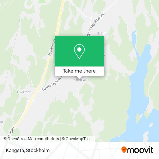 Kängsta map