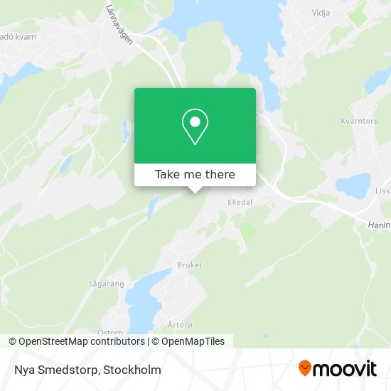 Nya Smedstorp map