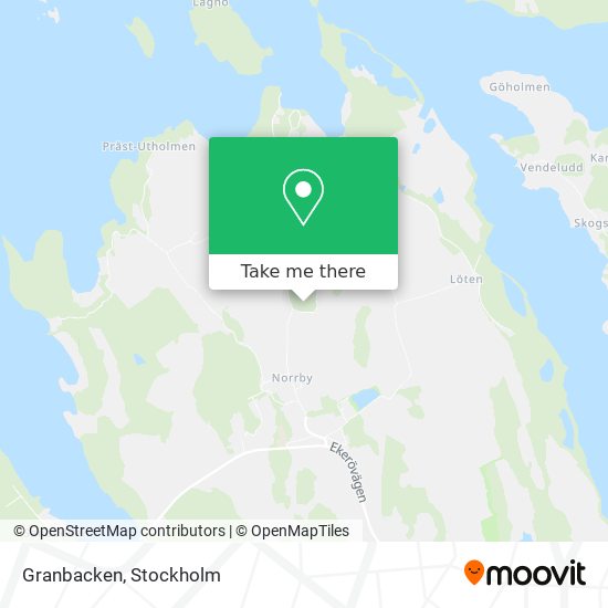 Granbacken map