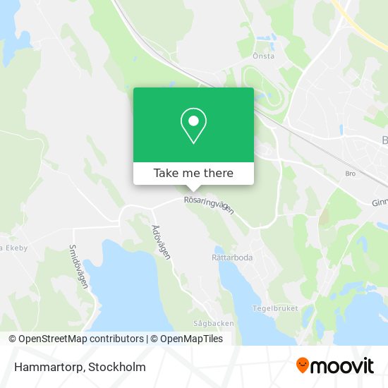 Hammartorp map