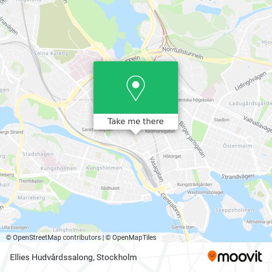 Ellies Hudvårdssalong map